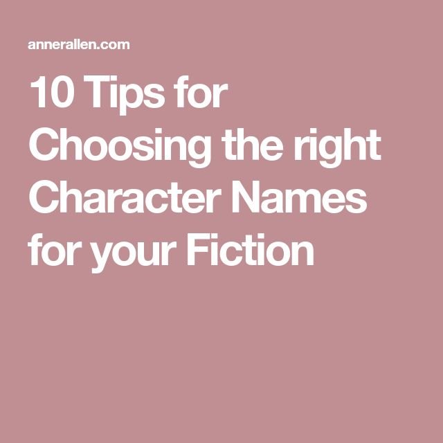 Best Practices for Choosing Fictional Character Names That Bring Characters to Life